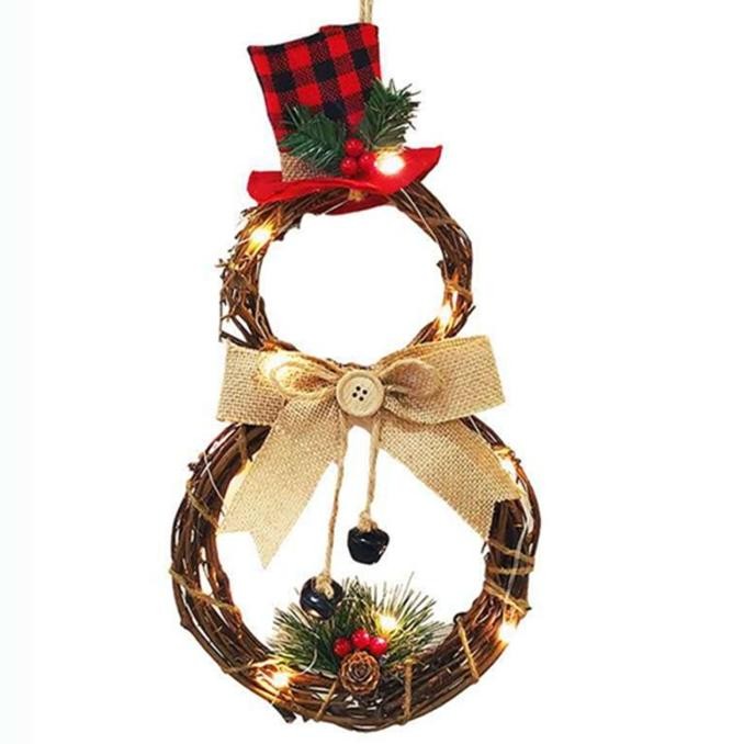 

Sale! Aksesoris dekorasi hiasan gantungan pintu pohon natal christmas kayu