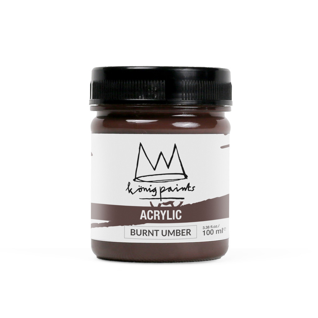 

KONIG PAINTS - 100mL BURNT UMBER