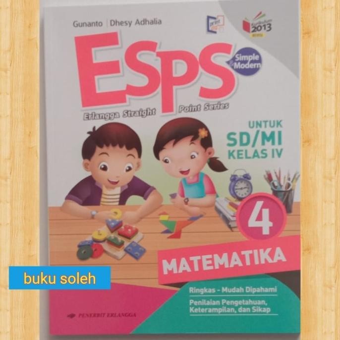 

buku paket Esps matematika SD kelas 4 kurikulum 2013 revisi