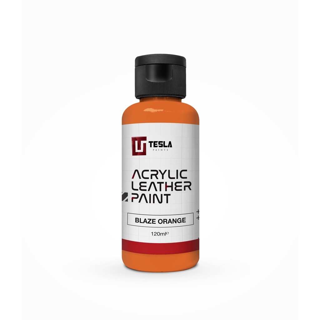 

ACRYLIC LEATHER PAINT - 120ML - BLAZE ORANGE