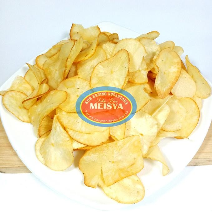 

TERBARU KERIPIK SINGKONG ORIGINAL ASIN GURIH ENAK KILOAN 1 KG TERLARIS !!!!!