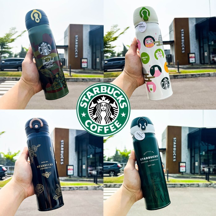 Tumbler Tumblr Sbucks Thermos Grande Tahan Panas Tumbler Day Tahan Dingin Thermos Es Termos Es