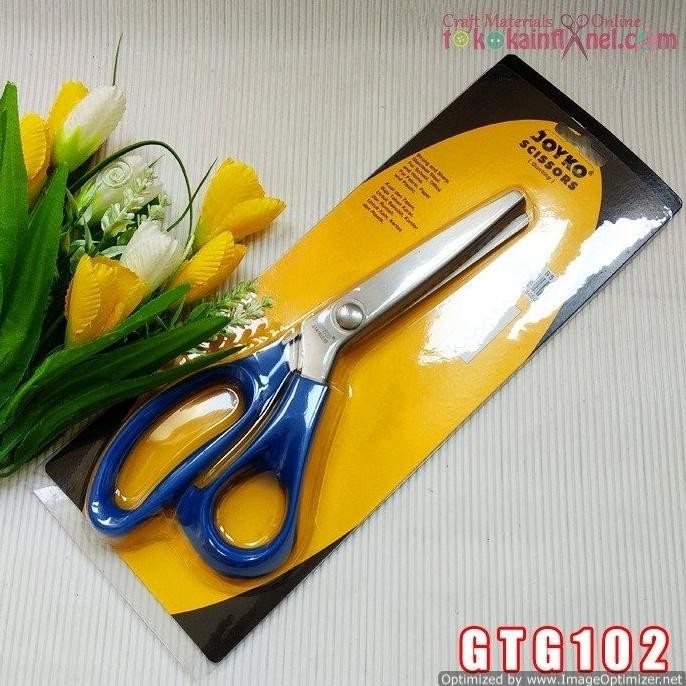 

GTG105 GUNTING KAIN BESAR BAHAN BESI WARNA GOLD UK 9,5 INCH SIAP KIRIM