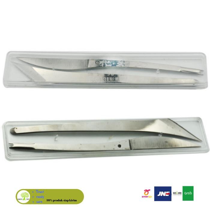 Stainless Steel Carving Knife Pisau Ukir Sayat Bonsai Buah Kelapa