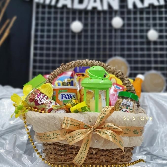 

Sale! Paket hiasan hampers lebaran idul fitri parcel ramadhan lentera