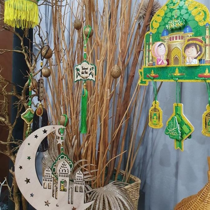 

Sale! Aksesoris dekorasi hiasan lebaran idul fitri ranting pohon gantungan