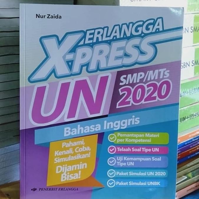 

Erlangga Express UN SMP/MTs 2020 - 4 Buku