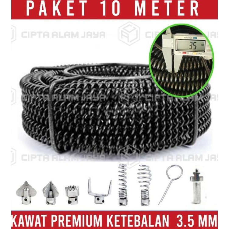 

KAWAT SALURAN PIPA MAMPET 10 METER SIAP KIRIM