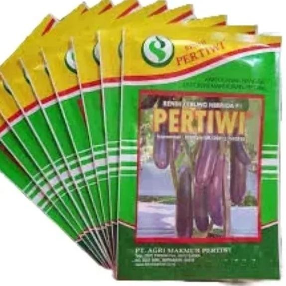 Pertiwi Terong 10 Gr - Benih Terong Ungu Pertiwi 10Gr - Pertiwi Bibit