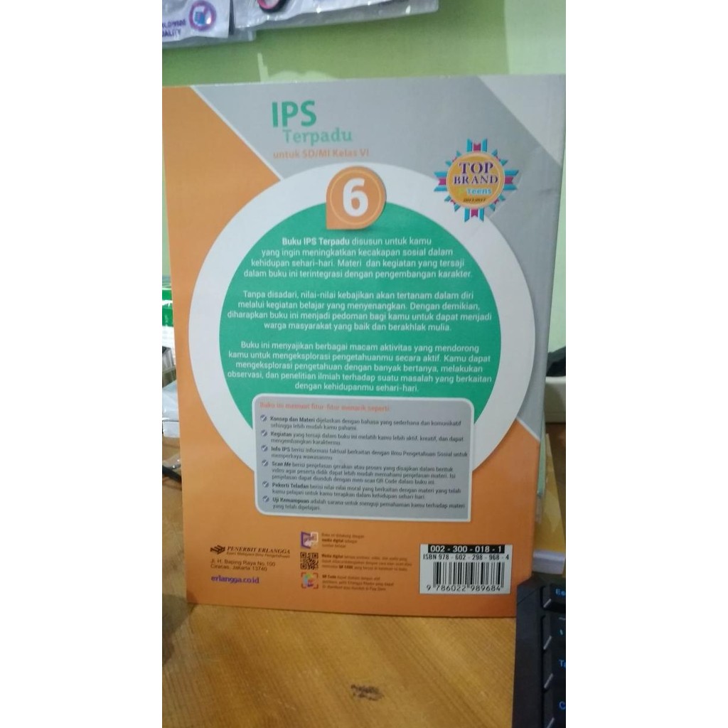

BEST SELLER IPS TERPADU 6 UNTUK SD/MI KELAS VI ( K13N ) ORIGINAL