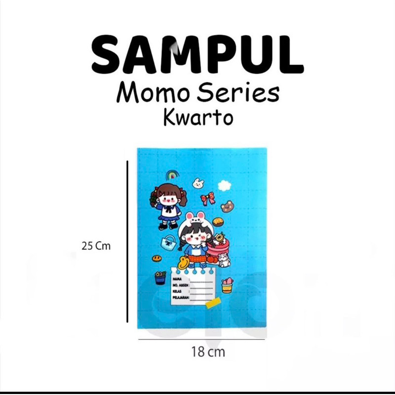

20lbr Sampul Buku Karakter Momo Size Kwarto