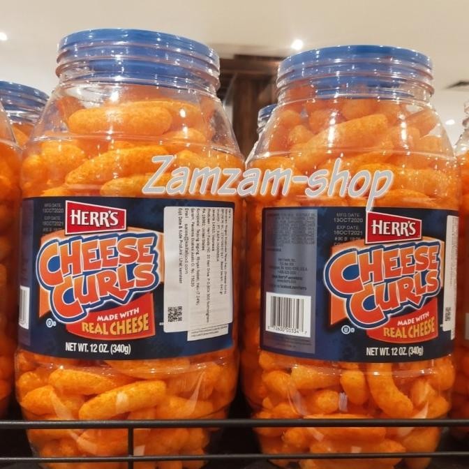 

BIG SALE HERRS CHEESE CURL SNACK 340GR CHIKI !!!!!