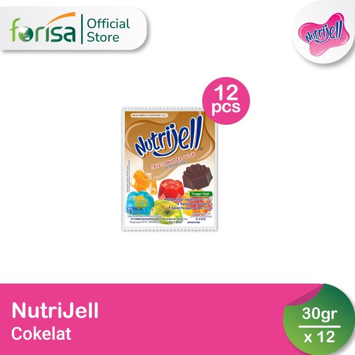 

Nutrijell Reguler Coklat 30 gr 12 pcs
