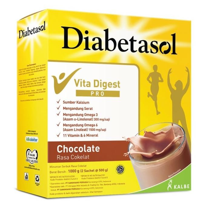 

Diabetasol Vanilla Coklat 1000 gram 1 kg