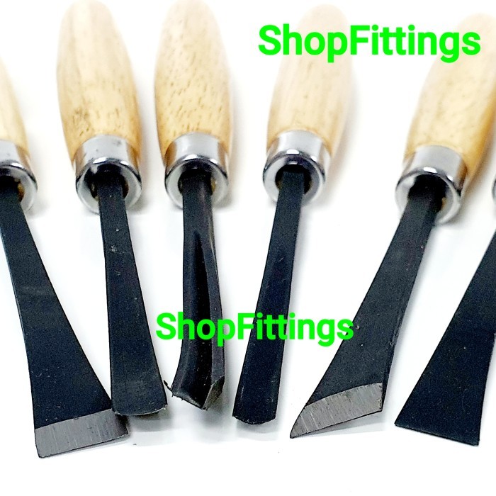 

SELLERY 18 210 Pahat Ukir kayu Set 6pc Wood Carving Size Medium 6