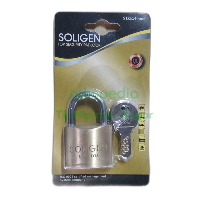 

Gembol 40mm Leher Pendek Soligen