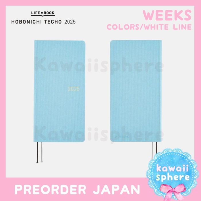 

Hobonichi Techo 2025 Weeks Colors / White Line Series Hobonichi Weeks 2025 Preorder Handcarry Japan