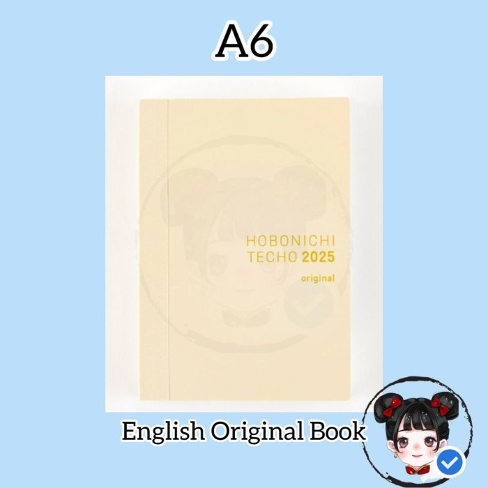 

Hobonichi Techo 2025 English Original Book (January Start) A6 Size