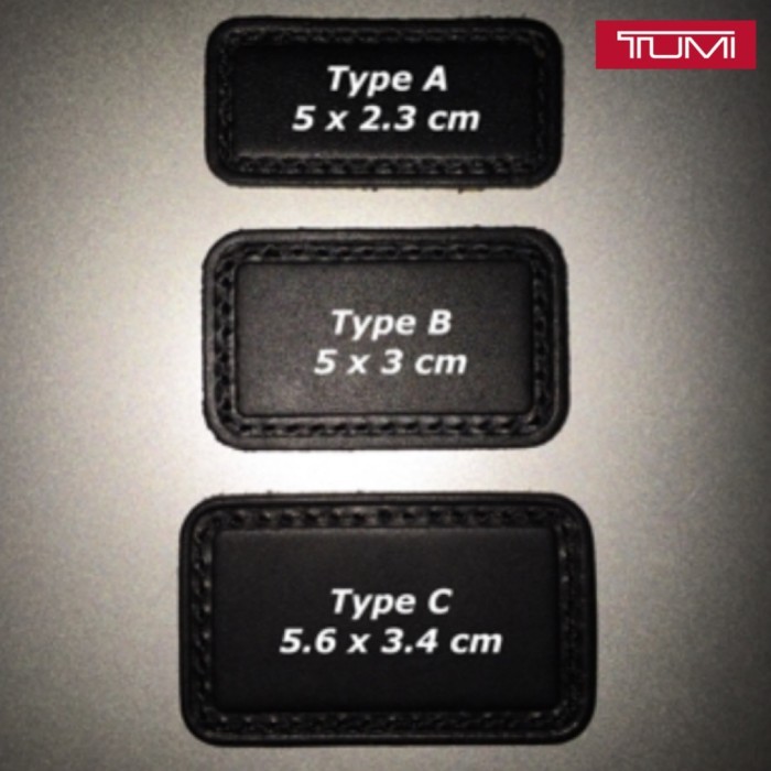 

TUMI Initial Name Pad Replacement - Black