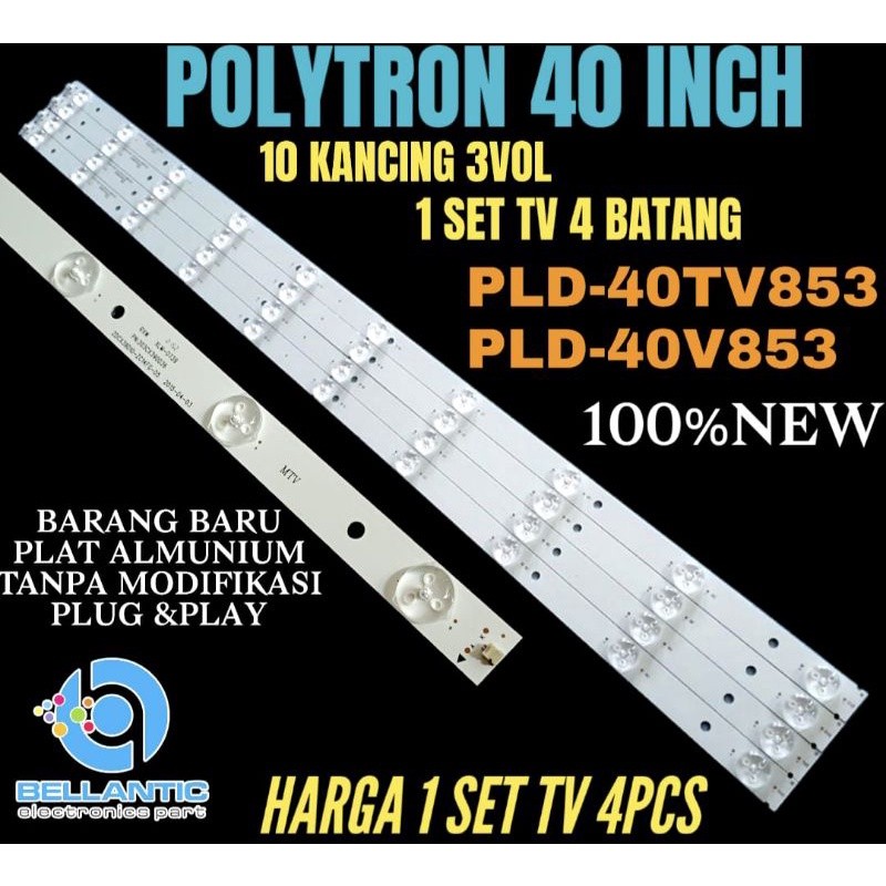 BACKLIGHT TV LED 40INCH POLYTRON PLD-40TV853-PLD-40V853 BACKLIGHT TV 40INCH