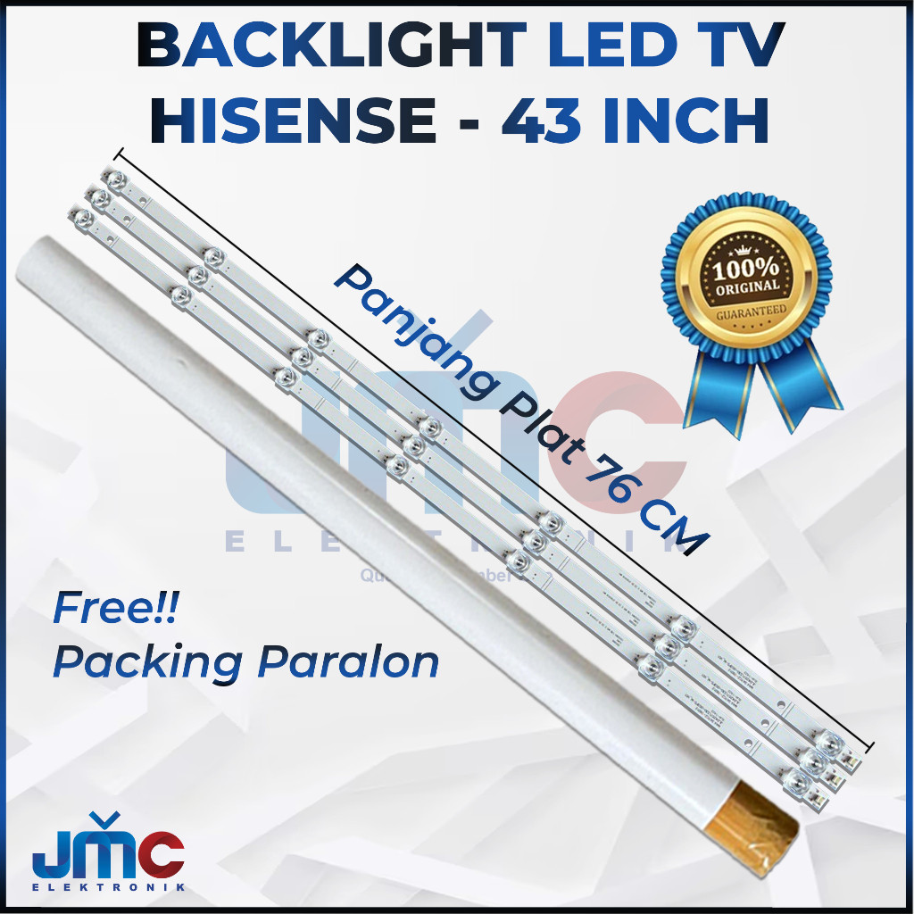 Backlight TV Hisense 43 Inch 43E5600EA 43A6000F 43A7100F 43E5600 43A6000 43A7100