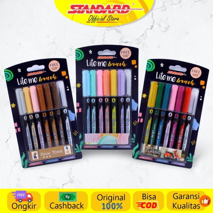 

TERBARU Standard Blister Lite Me Brush (Brush Pen/Spidol Kaligrafi)