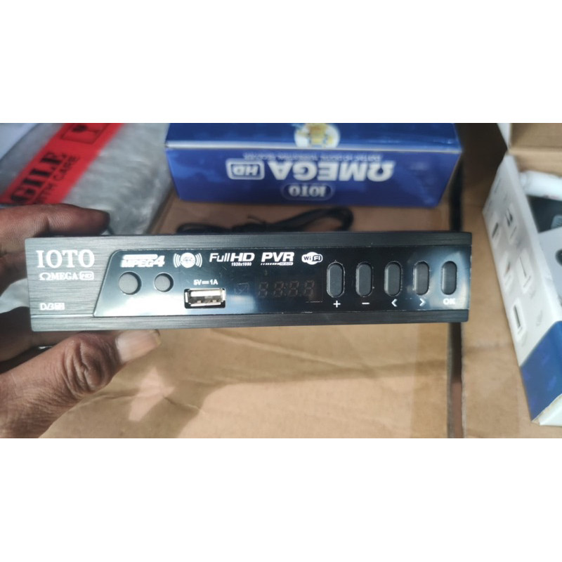 TERMURAH SET TOP BOX STB TV DIGITAL IOTO OMEGA CHIPSET SUNPLUS 1509c SNI KOMINFO RECEIVER G1