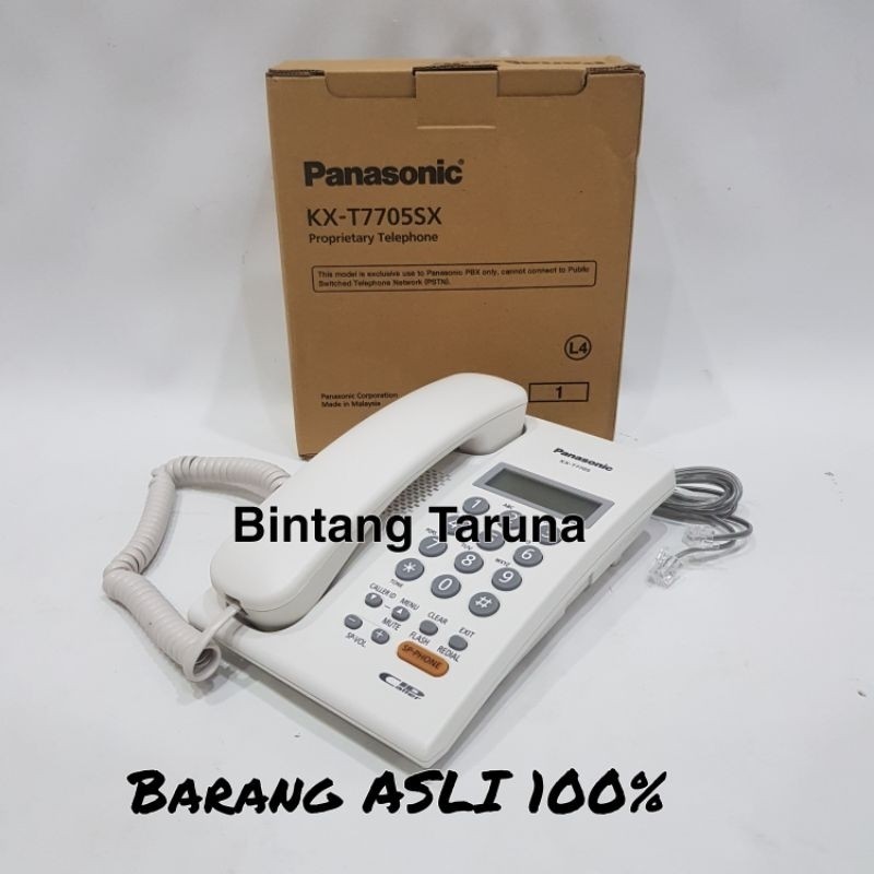 Telepon Kabel Panasonic KX-T7705 Telepon Panasonic T7705 (Putih)