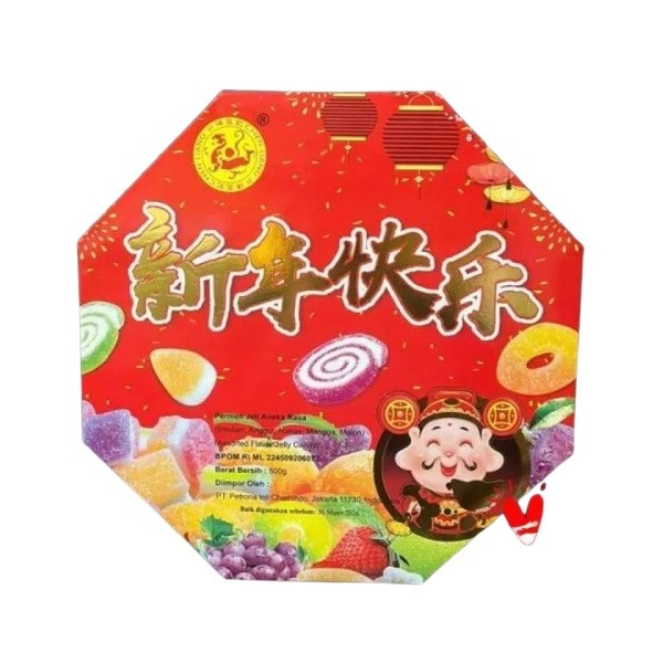 

CHEN LIANG JI PANCE KUO PAT KUO JELLY PERMEN ANEKA RASA 500 GR