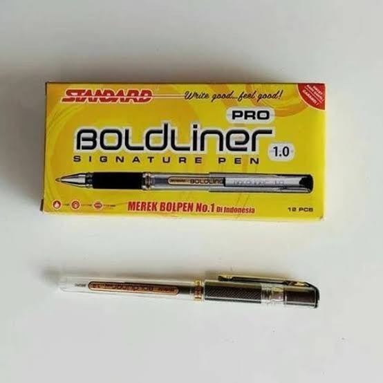 

Ballpoint Standard Boldliner Pro / Pulpen Tanda Tangan