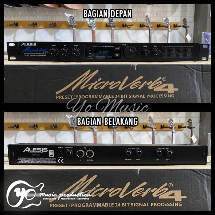 Efek Vokal Alesis Microverb 4 Effect Vocal Multiefek Banyak Original