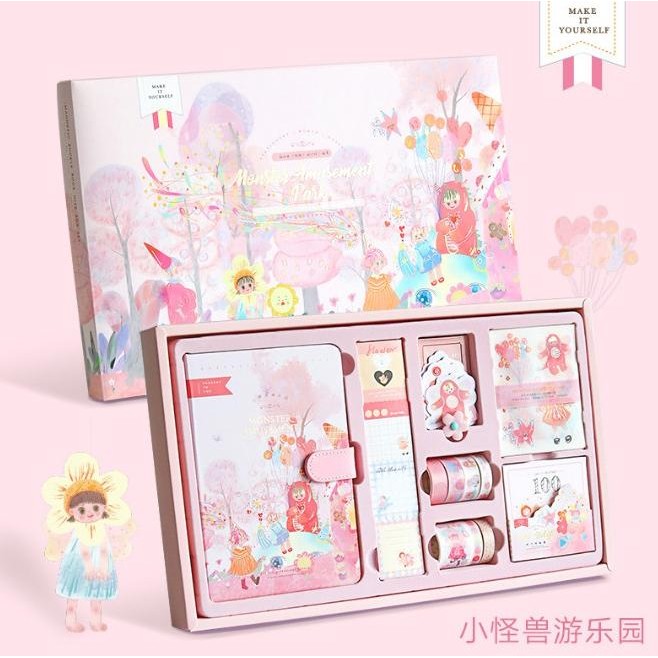 

Buku Agenda - Notebook Diary Set - Journal Kit Set - Agenda Aesthetic