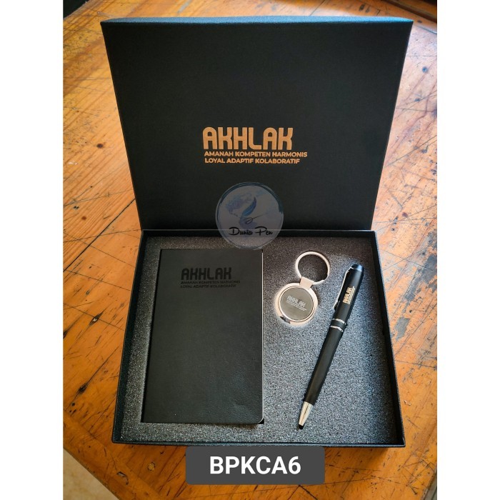 

Giftset Notes A6 Pen Dan Keychain Custom No Minimal Order