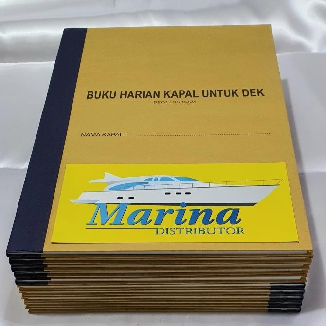 

Jurnal Buku Harian Kapal Untuk Mesin & Dek (Engine & Deck Log Book)