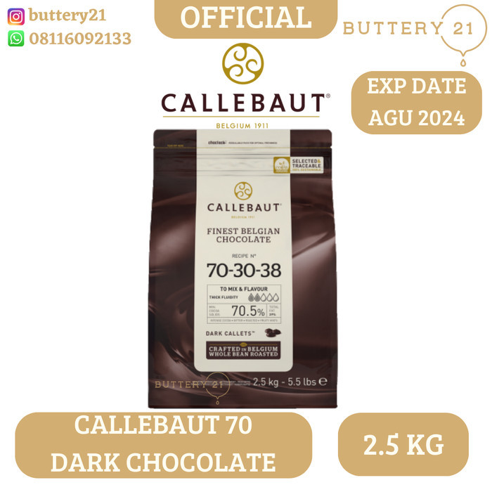 

BISA GROSIR Callebaut Chocolate 70-30-38