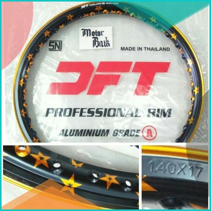 velg DFT thailand Star Bintang 140/14017 2pc depan n belakang 07D35Z