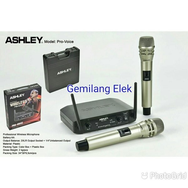 Mic Wireless Ashley Pro-Voice 04M4Yz4 Accessories