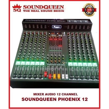 Mixer Audio 12 Channel Soundqueen Phoenix 12 - Soundqueen Phonix 12