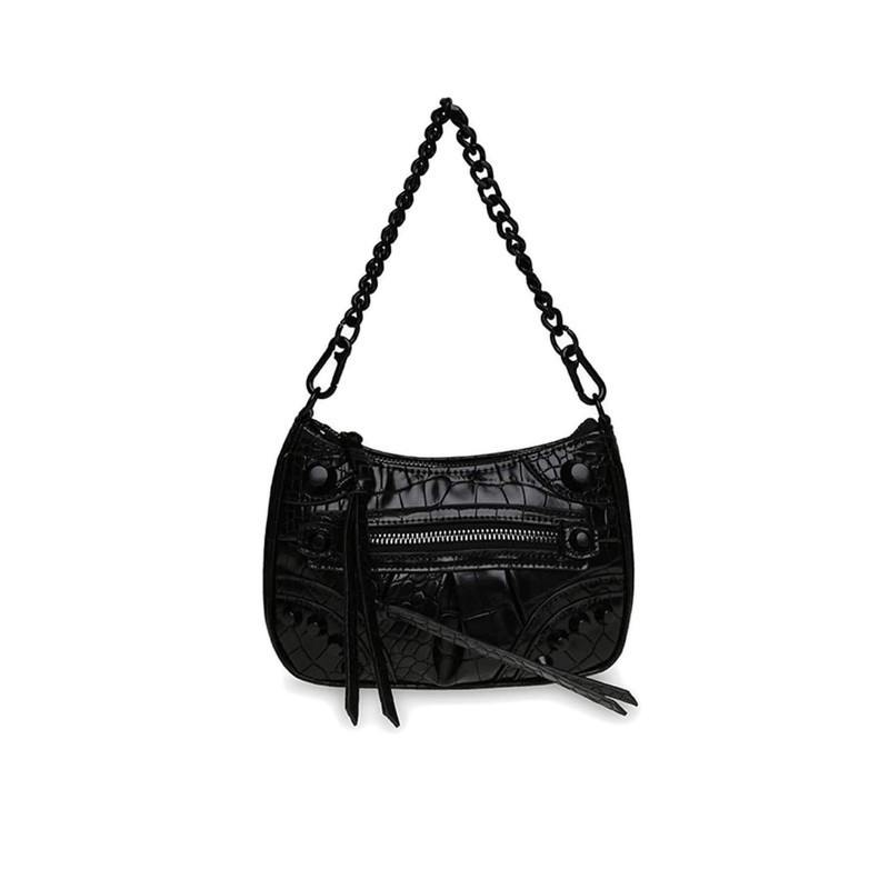 Steve Madden BVILMA Women's Shoulder Bags- Black/Black