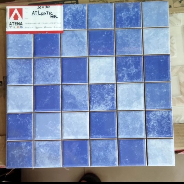 Keramik Kolam Renang Motif Mozaik 30X30 Big Sale