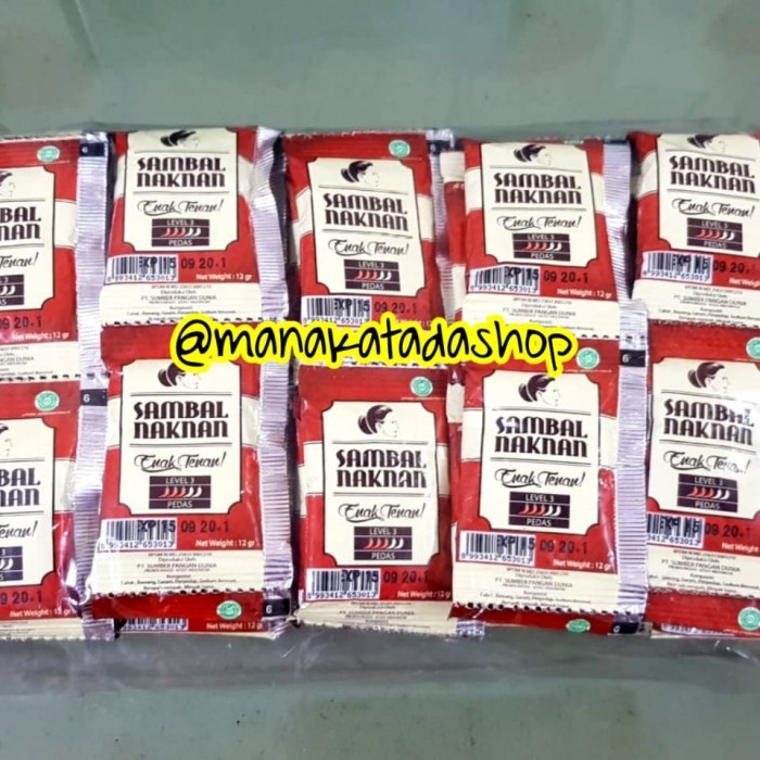 

Sambal Naknan Sachet sambal bawang kita semua