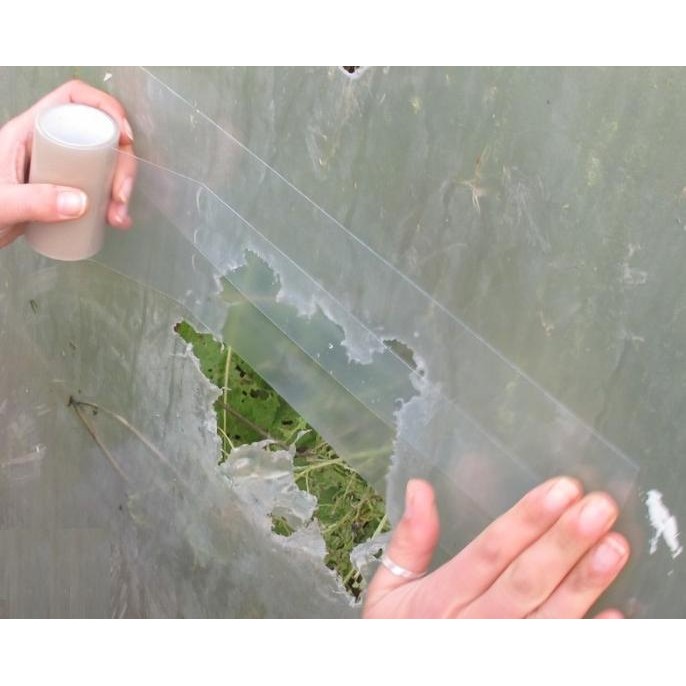 Lakban Plastik Uv 20 Cm X 10 Meter Isolasi Penambal Green House Stok Terbatas