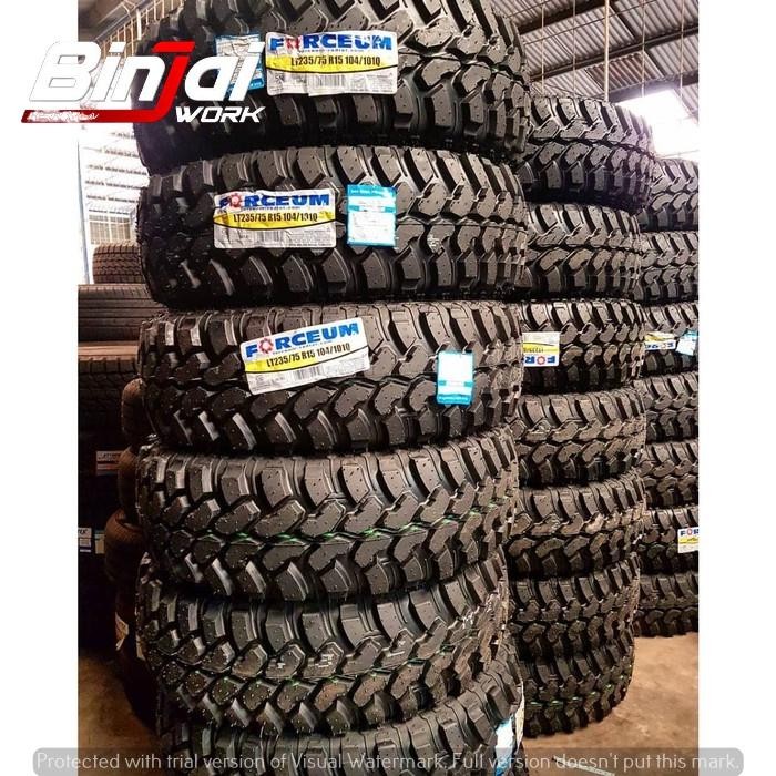 Ban Mobil Jimny Katana Hardtop Taft Sidekick Offroad Ring 15 Forceum M/T 235 75 R15 Bukan Komodo Sav