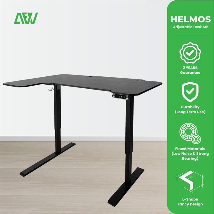 Adjustable Desk Gaming Elektrik Otomatis HELMOS AFW