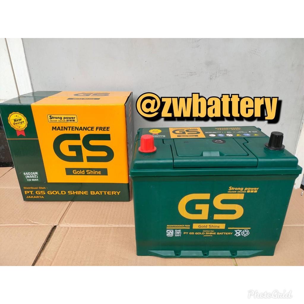 Aki Mobil Kijang Capsule Gs Mf N50Z Aki Kering 12V / 60Ah