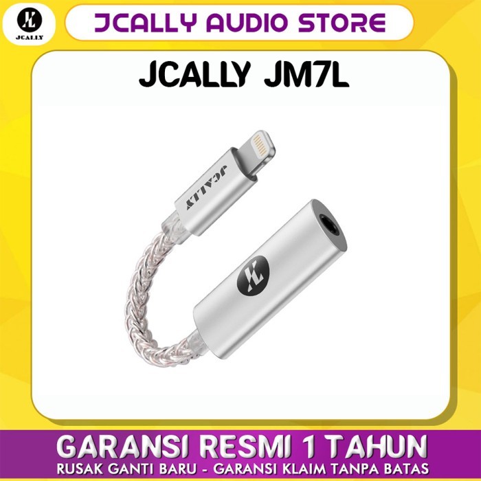 Jcally Jm7L Hires Dac Audio Digital Adapter Lightning To Jack 3.5Mm