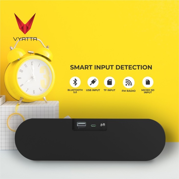 Vyatta Platinum Hitz Tws Speaker Bluetooth - Stereo, Usb/Tf-Mega Bass