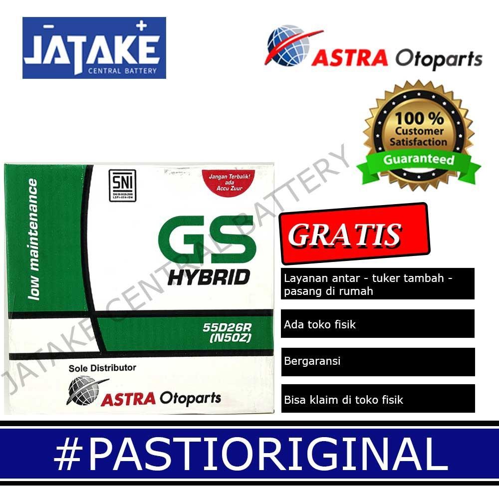 Aki Basah N50Z Gs Astra Hybrid Mobil Hino Mitsubishi Colt Diesel Engkel Isuzu Phanter Fuso Canter