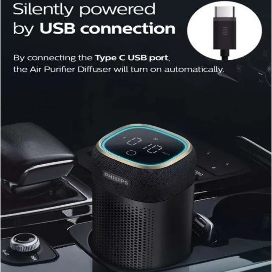 PHILIPS GoPure S7601 Car Air Purifier Portable Pembersih Udara Mobil Portabe USB