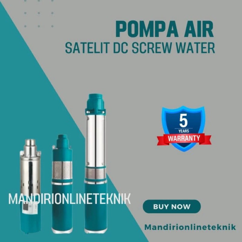 POMPA CELUP DC 12 VOLT SUMUR BOR / POMPA SATELIT 3" SUBMERSIBLE PUMP Satelit 3inch